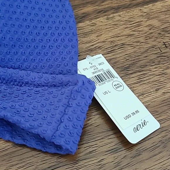 Aerie bikini top Padded Size Large.  New - Picture 2 of 4